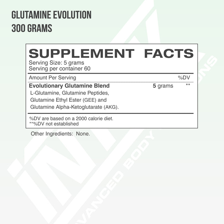 GLUTAMINE EVOLUTION