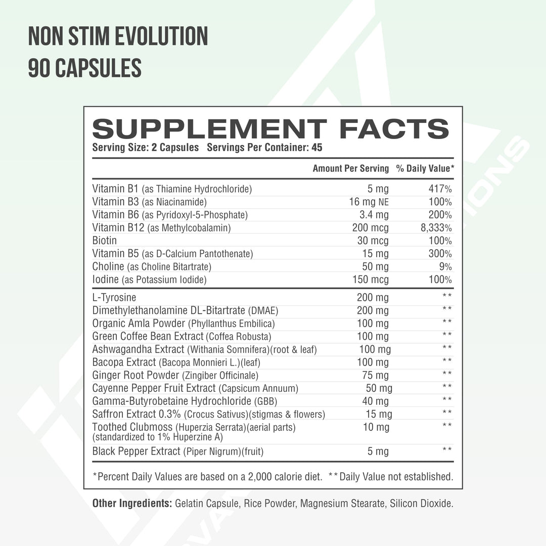 NON STIM EVOLUTION